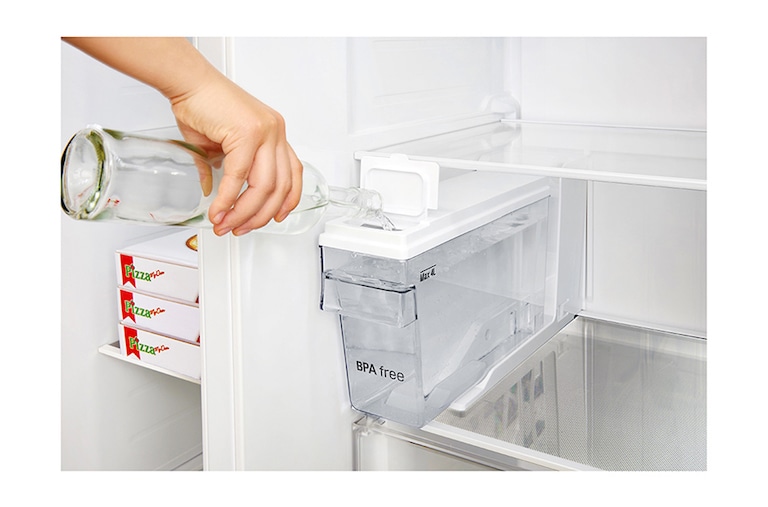 LG Réfrigérateur Américain | 606L | Compresseur linéaire | Total No Frost | Eau'tonome | Moist Balance Crisper | Door in Door® | F, LG GSJ361DIDV